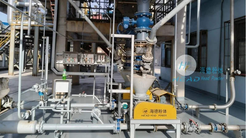 三聚氰胺粉物料輸送線的運行過程和工作原理
