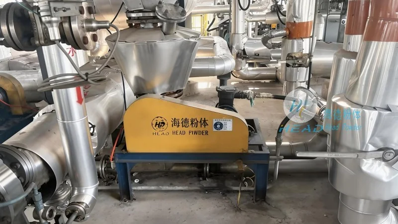 熟石灰粉物料輸送線的運行過程和工作原理