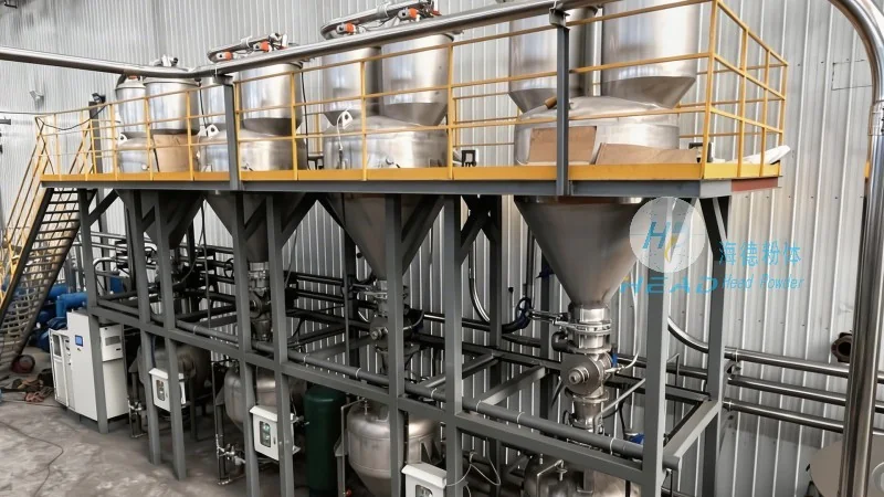 三元正極材料物料輸送線的運行過程和工作原理