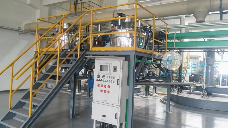 水泥粉煤灰物料輸送線的運行過程和工作原理